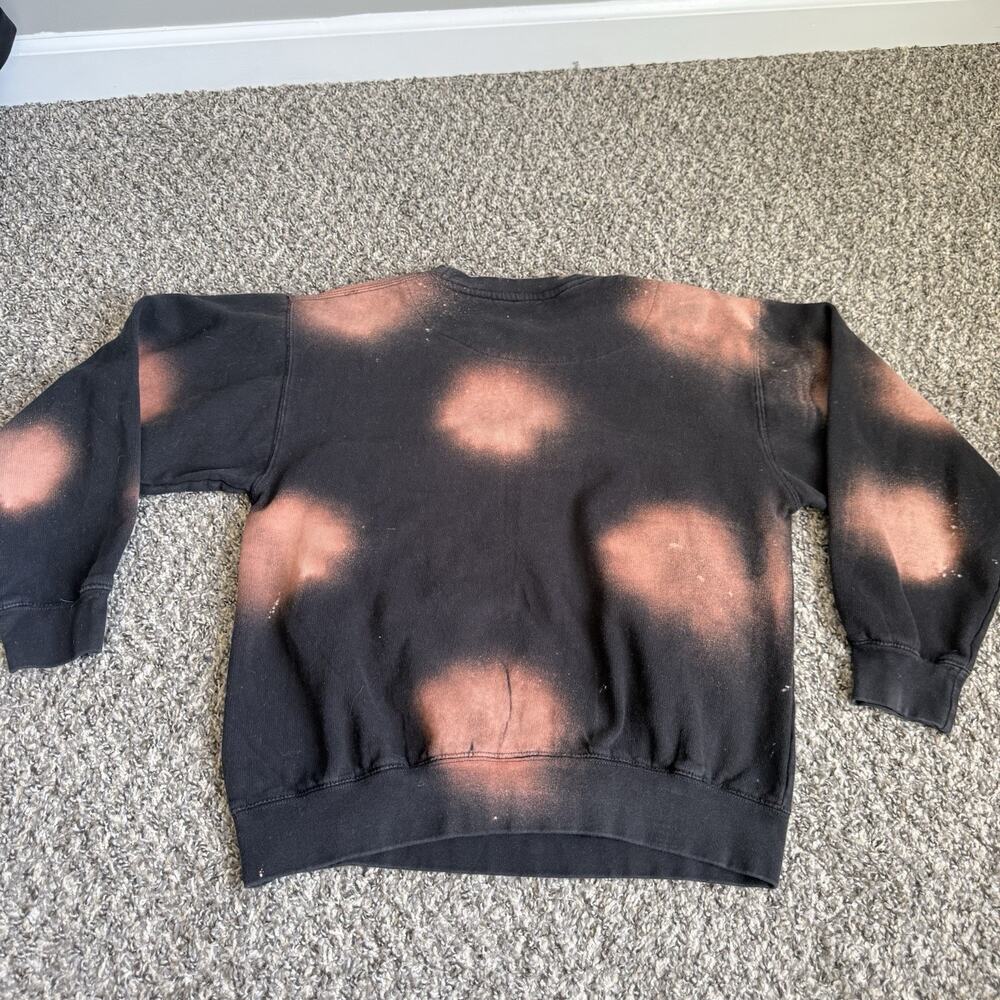 3Forty Redemption Acid Wash Pullover Sweatshirt Size M Boho Gypsy Hippie Grunge - Picture 4 of 5